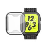 Full Coverage Plating TPU Case for Apple Watch Series 5 & 4 44mm(Black)