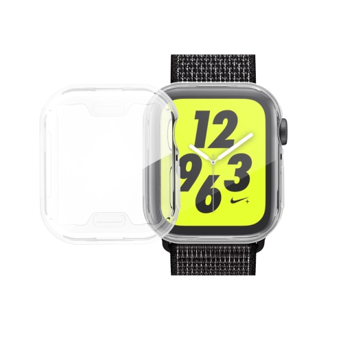 Full Coverage Plating TPU Case for Apple Watch Series 5 & 4 44mm(Transparent)