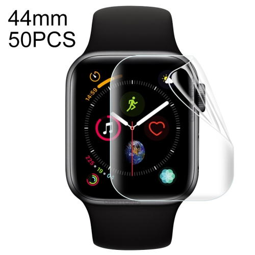 50 PCS For Apple Watch Series 5 & 4 44mm Soft Hydrogel Film Full Cover Front Protector