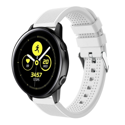 Smart Watch Silicone Wrist Strap Watchband for Garmin Vivoactive 3 (White)