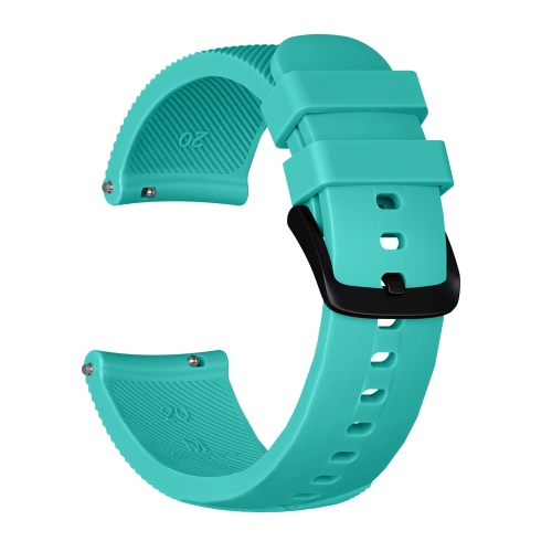 Crazy Horse Texture Silicone Wrist Strap for Huami Amazfit Bip Lite Version 20mm (Mint Green)