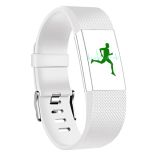 Square Pattern Adjustable Sport Wrist Strap for FITBIT Charge 2