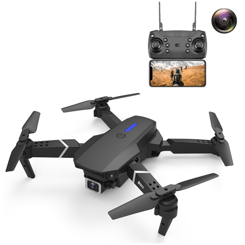 LS-E525 Pro 4K Single HD Camera Three-sided Obstacle Avoidance High-definition Aerial Drone Mini Foldable RC Quadcopter Drone Remote Control Aircraft(Black)