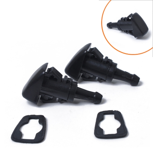 2 PCS Windshield Washer Wiper Jet Water Spray Nozzle 5113049AA for 2001-2013 Chrysler Jeep / dodge