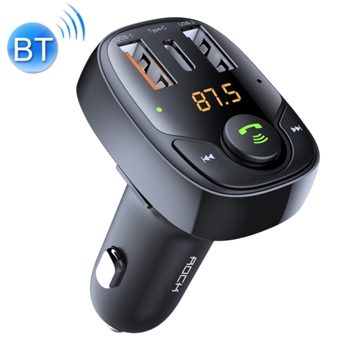 ROCK B301 Dual USB + PD Bluetooth 5.0 FM Transmitter & Car Charger