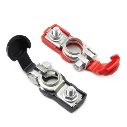 1 Pair Car Battery Stamping and Pulling Terminal Wire Cable Terminals Clamp Connectors Kit