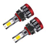 2 PCS EV19 5202 DC9-30V 30W 3000LM 3000K IP68 Car Fog Lights (Gold Light)