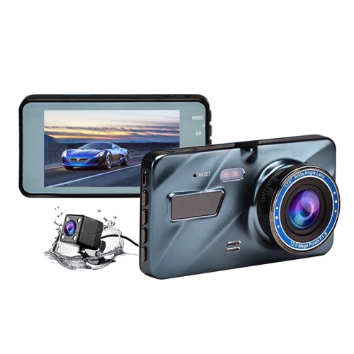 4 inch Car 2.5D HD 1080P Dual Recording Driving Recorder DVR Support Parking Monitoring / Loop Recording