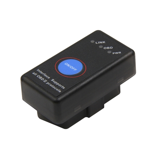 Mini Bluetooth 4.0 ELM327 OBD Car Fault Diagnostic Scanner with Power Switch