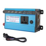 Carmaer 60V to 220V 500W Double Socket Car Double Digital Display Inverter Household Power Converter