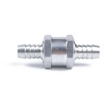 Car 6mm Aluminium Alloy Fuel Petrol One Way Non Return Check Valve