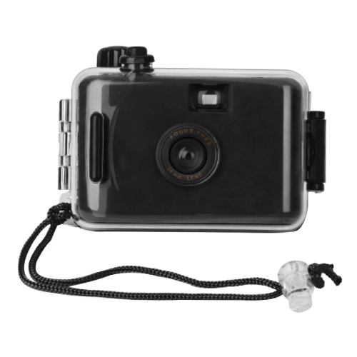 SUC4 5m Waterproof Retro Film Camera Mini Point-and-shoot Camera for Children (Black)