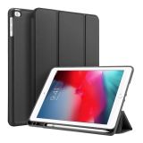 DUX DUCIS OSOM SERIES Three-folding Horizontal Flip Leather Case with Pen Slots for iPad 9.7 inch (2017) / 9.7 (2018) / iPad 5 / 6(Black)