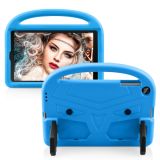 Shockproof EVA Bumper Case with Handle & Holder for Galaxy Tab A 10.1 T510 / T515(Blue)