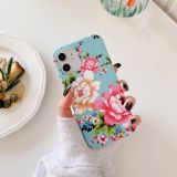 Flower and Leaf Pattern Shockproof TPU Protective Case For iPhone 11 Pro(1)