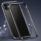 Shockproof Metal Protective Frame For iPhone 12 / 12 Pro(Black)
