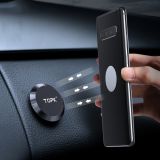 TOPK D21 Car Mobile Phone Holder Magnetic Universal In-car Phone Holder Stand(Black)