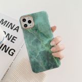 Marble Pattern Dual-side Laminating TPU Protective Case For iPhone 11(Green)
