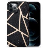 Splicing Marble Pattern TPU Protective Case For iPhone 11(Black)