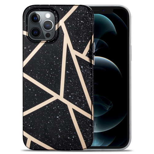 Splicing Marble Pattern TPU Protective Case For iPhone 11 Pro Max(Black)