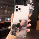 IMD Dreamy Watercolor Pattern Shockproof TPU Protective Case For iPhone 12 / 12 Pro(C8)