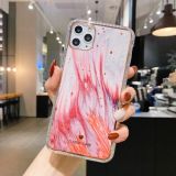 IMD Watercolor Rendering Pattern Shockproof TPU Protective Case For iPhone 12 / 12 Pro(A8)