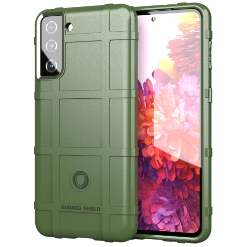 For Samsung Galaxy S21 Plus 5G Full Coverage Shockproof TPU Case(Army Green)