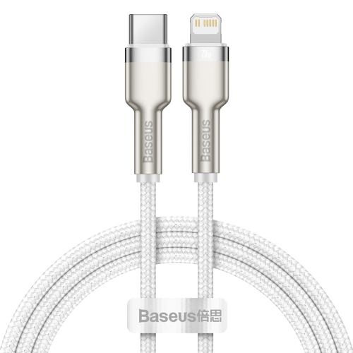 Baseus CATLJK-A02 Cafule Series 20W Type-C / USB-C to 8 Pin PD Metal Charging Data Cable