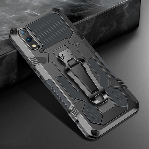 For Xiaomi Redmi 9A Armor Warrior Shockproof PC + TPU Protective Case(Grey)