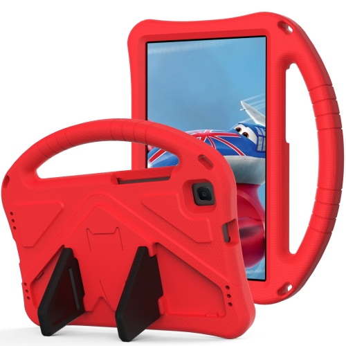 For Samsung Galaxy Tab A 8.0 (2019) T290 / T295 EVA Flat Anti Falling Protective Case Shell with Holder(Red)