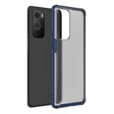 For OnePlus 9 Pro Four-corner Shockproof TPU + PC Protective Case(Blue)