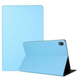 For Lenovo Tab P11 (TB-J606F) Voltage Craft Texture TPU Horizontal Flip Protective Case with Holder(Sky Blue)