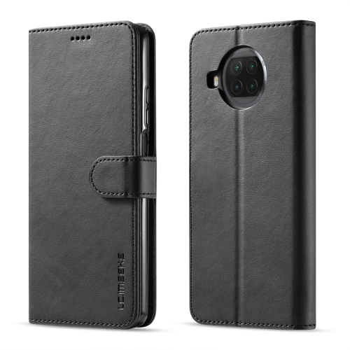 For Xiaomi Mi 10T Lite 5G LC.IMEEKE Calf Texture Horizontal Flip Leather Case with Holder & Card Slots & Wallet(Black)