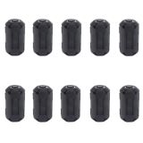 10 PCS 9mm Anti-interference Degaussing Ring Ferrite Ring Cable Clip Core Noise Suppressor Filter