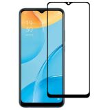 For OPPO A15s Full Glue Full Screen Tempered Glass Film