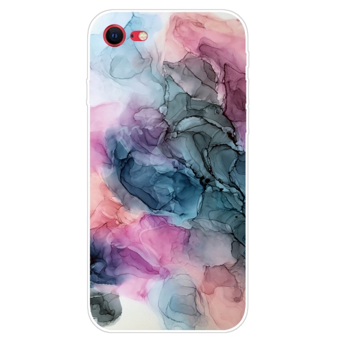 Marble Pattern Shockproof  TPU Protective Case For iPhone SE 2020 / 8 / 7(Abstract Multicolor)