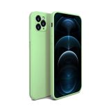 Liquid Silicone Full Coverage Shockproof Magsafe Case For iPhone 11 Pro(Matcha Green)