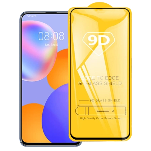 For Huawei Y9a 9D Full Glue Full Screen Tempered Glass Film