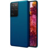 For Samsung Galaxy S21 Ultra 5G NILLKIN Frosted Concave-convex Texture PC Protective Case(Blue)