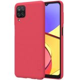 For Samsung Galaxy A12 NILLKIN Frosted Concave-convex Texture PC Protective Case(Red)