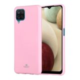 For Samsung Galaxy A12 GOOSPERY JELLY Full Coverage Soft Case(Pink)