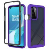 For OnePlus 9 Pro Starry Sky Solid Color Series Shockproof PC + TPU Protective Case(Purple)