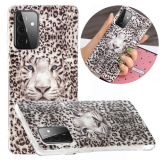 For Samsung Galaxy A72 5G / 4G Luminous TPU Mobile Phone Protective Case(Leopard Tiger)