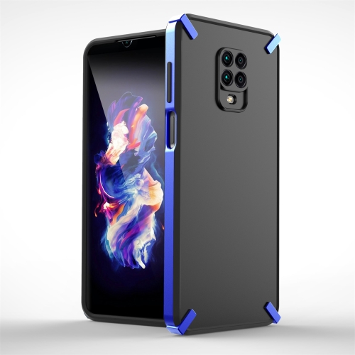 X-Four PC+TPU Shockproof Protective Case For Xiaomi Redmi Note 9 Pro 4G(Blue)