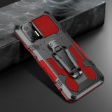 For Motorola Moto G Stylus (2021) Machine Armor Warrior Shockproof PC + TPU Protective Case(Red)