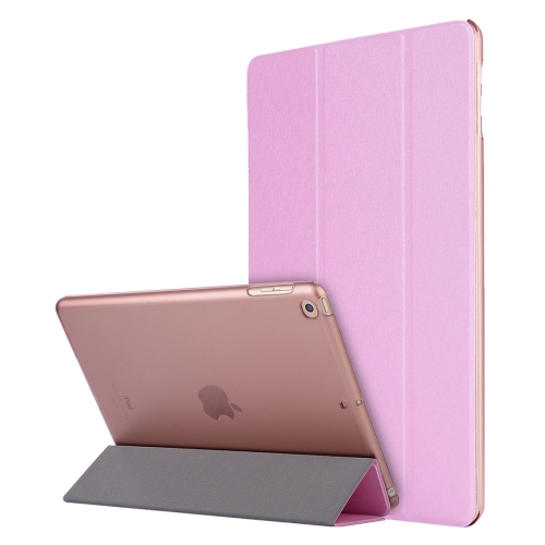 For iPad 10.2 / iPad 10.2 2020 Silk Texture Horizontal Flip Magnetic PU Leather Case