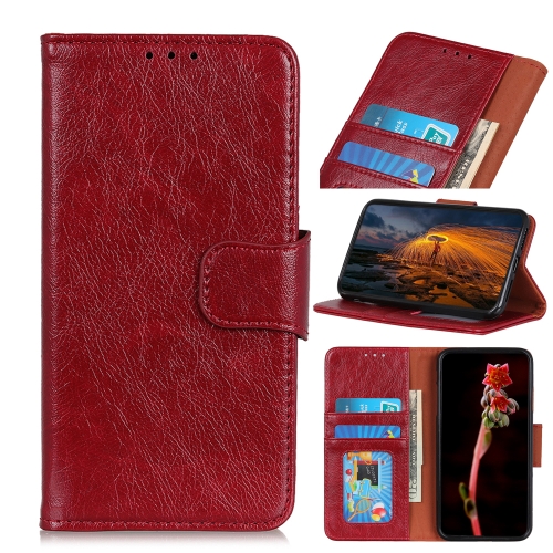 For Nokia 6.3 Nappa Texture Horizontal Flip Leather Case with Holder & Card Slots & Wallet(Red)