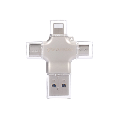Yvonne Y23 USB 2.0 Type-C / USB-C + USB + Micro 2.0 + 8 Pin OTG USB Flash Drives U Disk