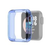 For Xiaomi Mi Watch Lite / Redmi Watch Half Coverage TPU Protective Case(Transparent Blue)