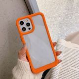 Acrylic + TPU Shockproof Protective Case For iPhone 12 Pro Max(Orange)